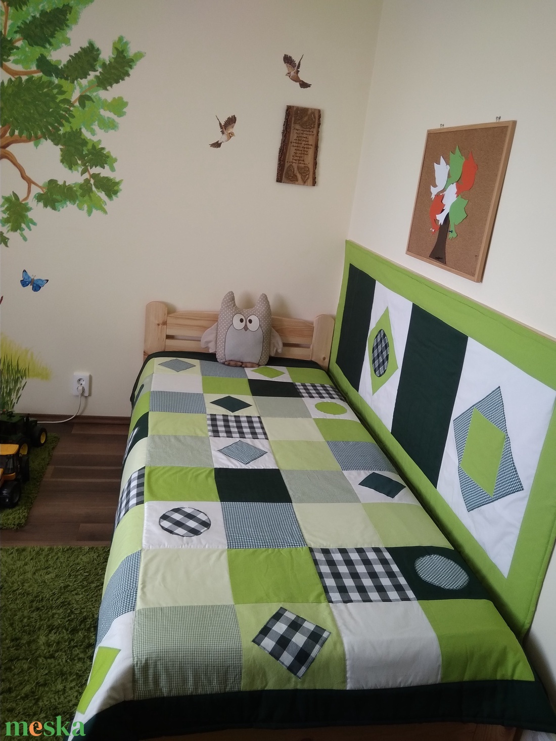 Zöld kockás patchwork falvédő, takaró szettben is rendelhető - otthon & életmód - babaszoba, gyerekszoba - falvédő gyerekszobába - Meska.hu Zöld kockás patchwork falvédő, takaró szettben is rendelhető - otthon & életmód - babaszoba, gyerekszoba - falvédő gyerekszobába - Meska.hu