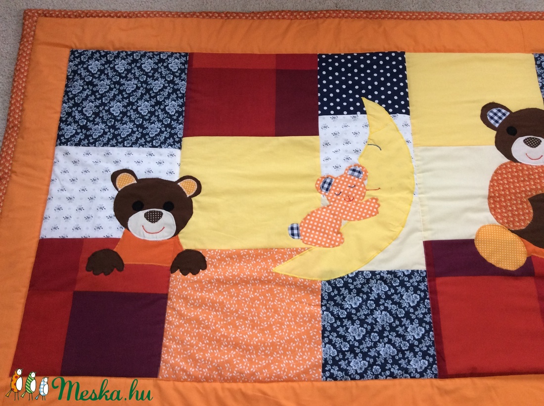Patchwork retro macis takaró, falvédőnek is megfelel - otthon & életmód - babaszoba, gyerekszoba - babatakaró, gyerek pléd - Meska.hu Patchwork retro macis takaró, falvédőnek is megfelel - otthon & életmód - babaszoba, gyerekszoba - babatakaró, gyerek pléd - Meska.hu