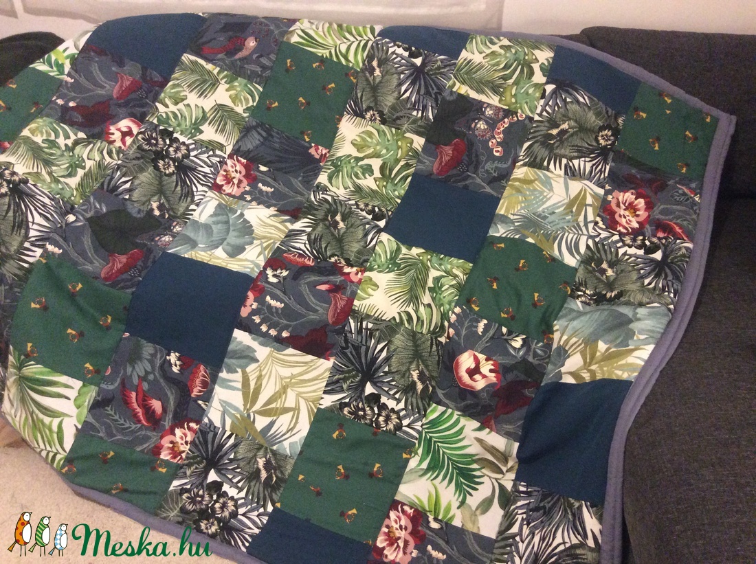 Bútorvászon virágmintás patchwork takaró, falvédő - otthon & életmód - lakástextil - falvédő - Meska.hu Bútorvászon virágmintás patchwork takaró, falvédő - otthon & életmód - lakástextil - falvédő - Meska.hu