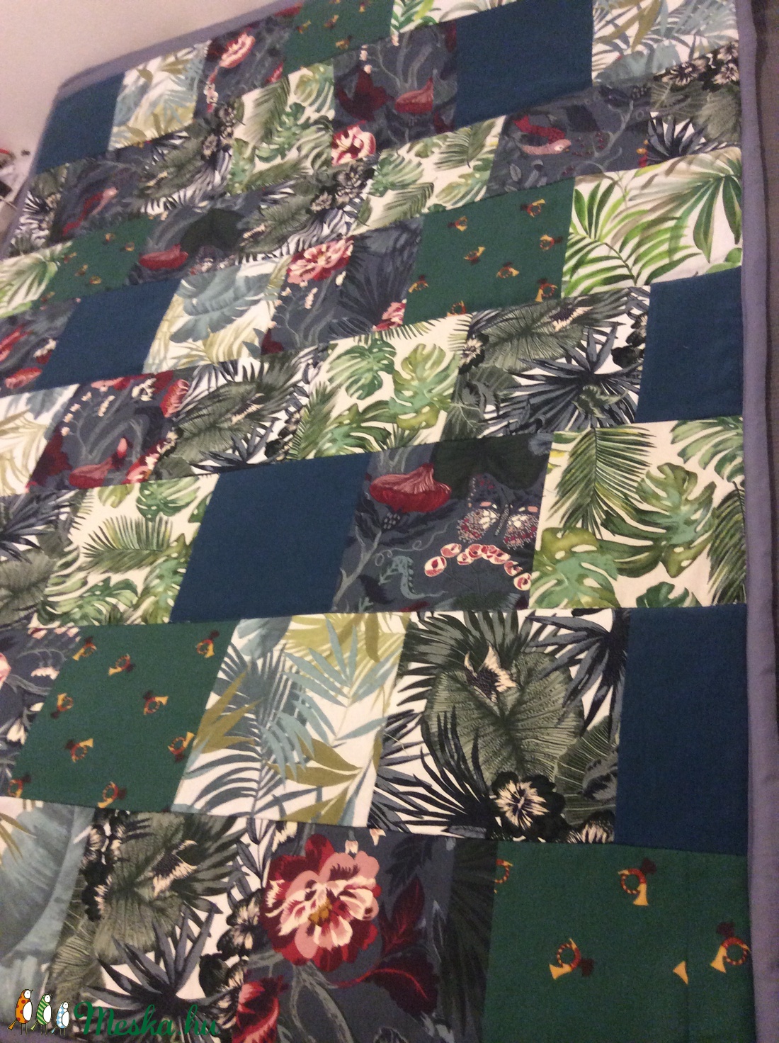 Bútorvászon virágmintás patchwork takaró, falvédő - otthon & életmód - lakástextil - falvédő - Meska.hu Bútorvászon virágmintás patchwork takaró, falvédő - otthon & életmód - lakástextil - falvédő - Meska.hu