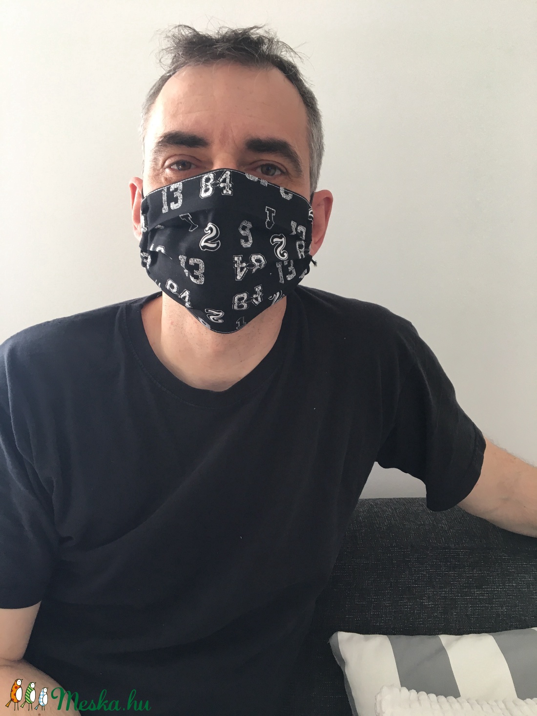 Egészségügyi szájmaszk, arcmaszk számokkal -  - Meska.hu