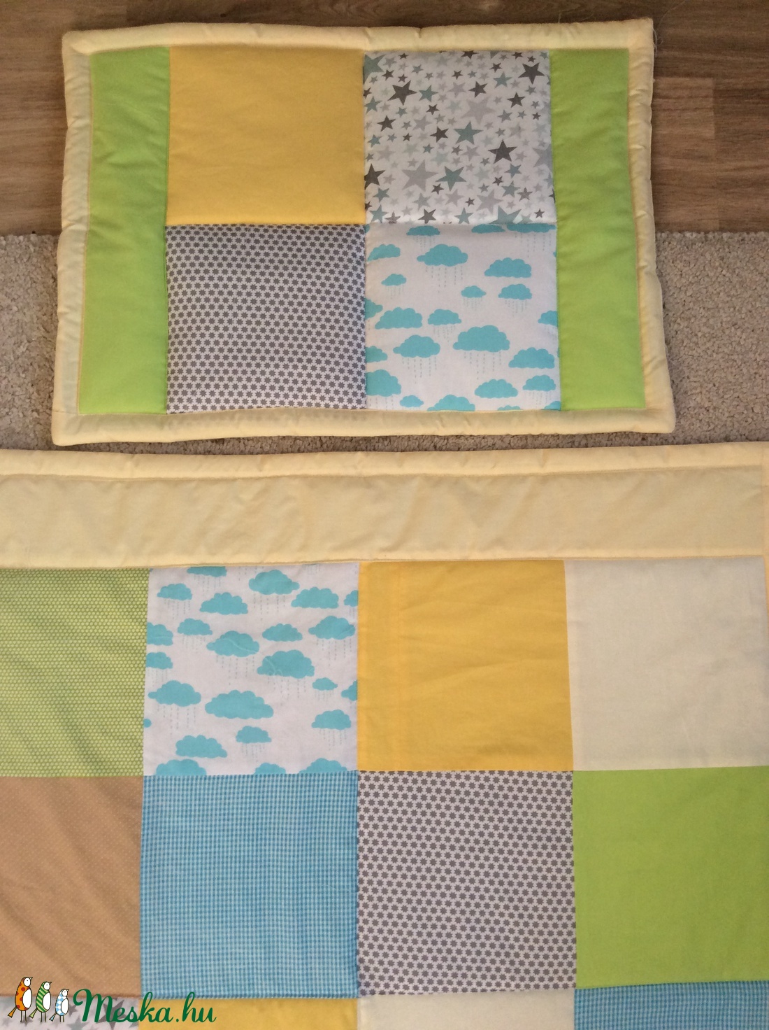 patchwork takaró, falvédő sárga -kék-bézs - otthon & életmód - babaszoba, gyerekszoba - babatakaró, gyerek pléd - Meska.hu patchwork takaró, falvédő sárga -kék-bézs - otthon & életmód - babaszoba, gyerekszoba - babatakaró, gyerek pléd - Meska.hu