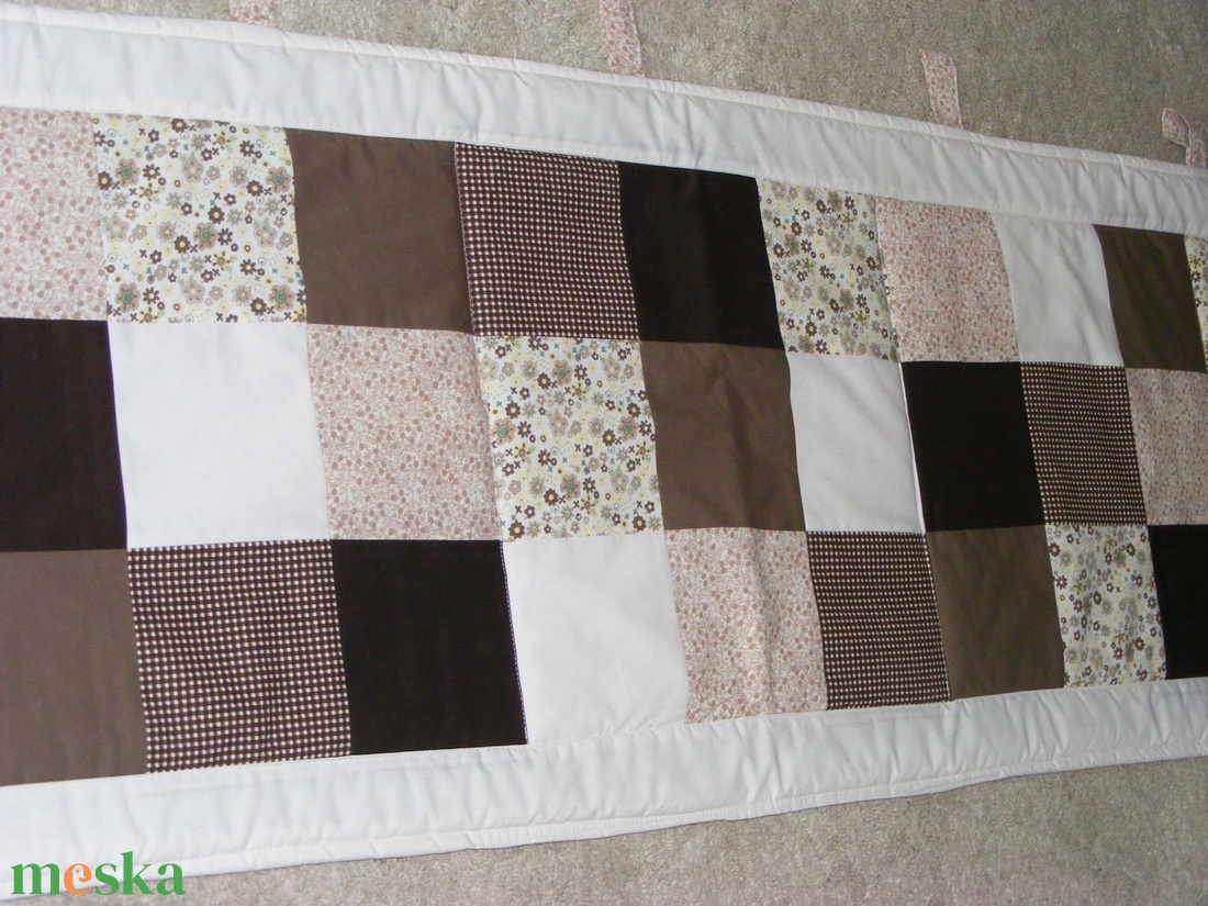 Patchwork falvédő barna-drapp - otthon & életmód - lakástextil - falvédő - Meska.hu Patchwork falvédő barna-drapp - otthon & életmód - lakástextil - falvédő - Meska.hu