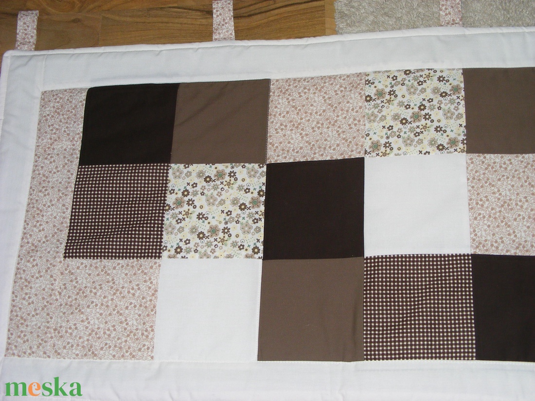 Patchwork falvédő barna-drapp - otthon & életmód - lakástextil - falvédő - Meska.hu Patchwork falvédő barna-drapp - otthon & életmód - lakástextil - falvédő - Meska.hu