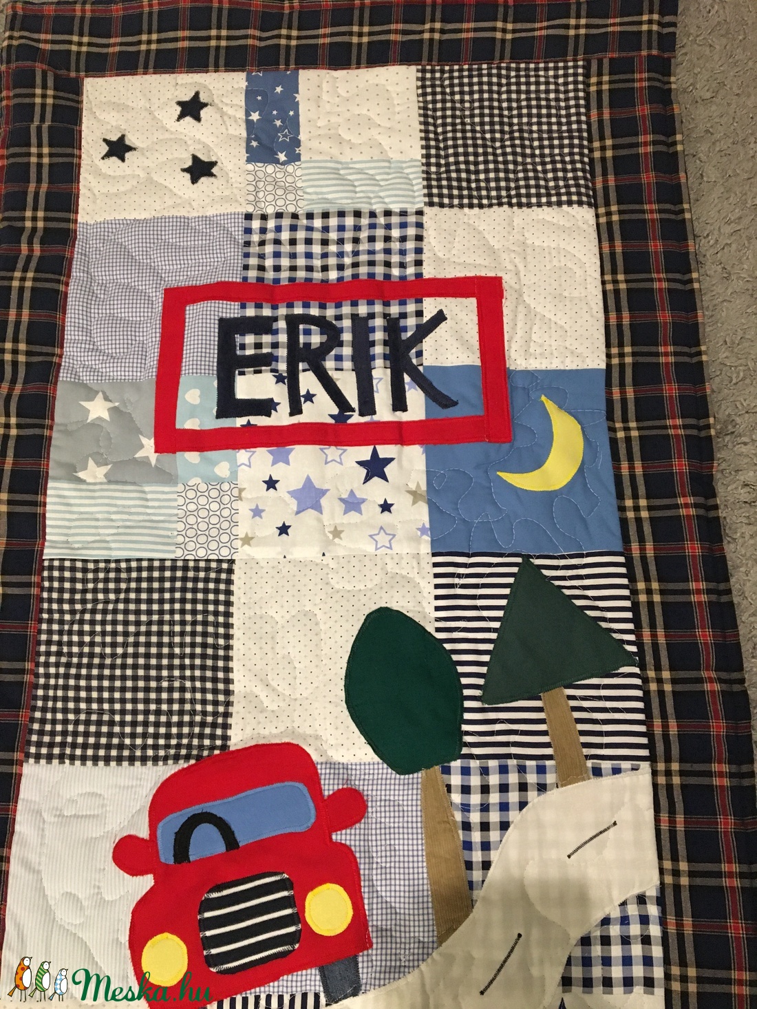 Patchwork takaró, falvédő Járműves - otthon & életmód - Meska.hu