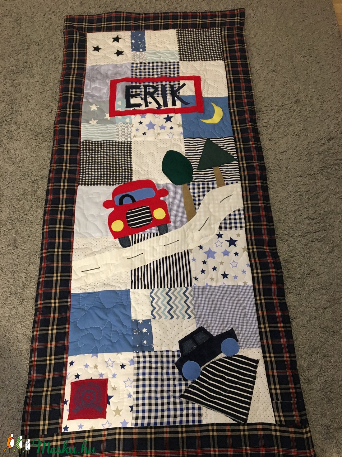 Patchwork takaró, falvédő Járműves - otthon & életmód - Meska.hu
