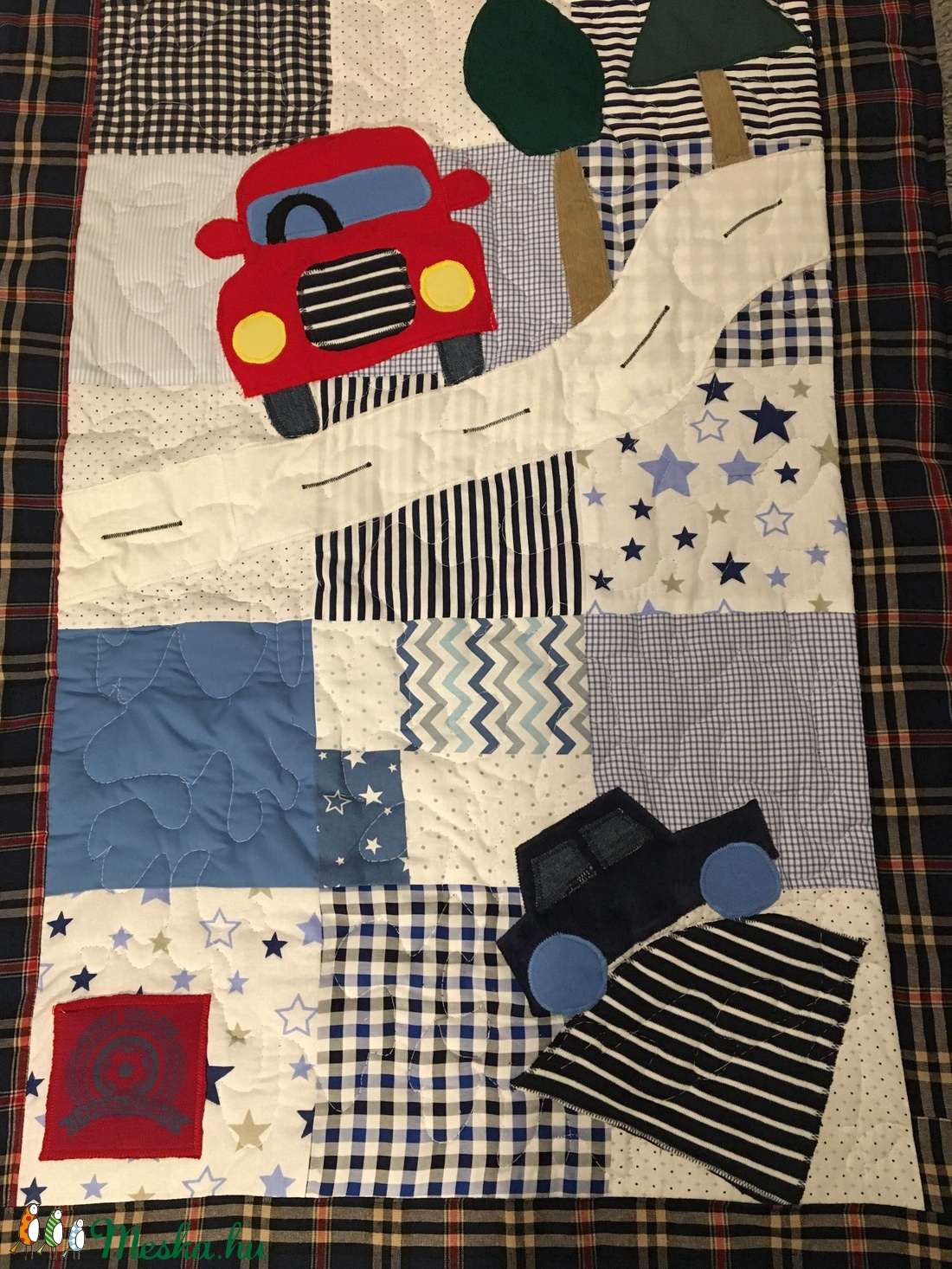 Patchwork takaró, falvédő Járműves - otthon & életmód - Meska.hu