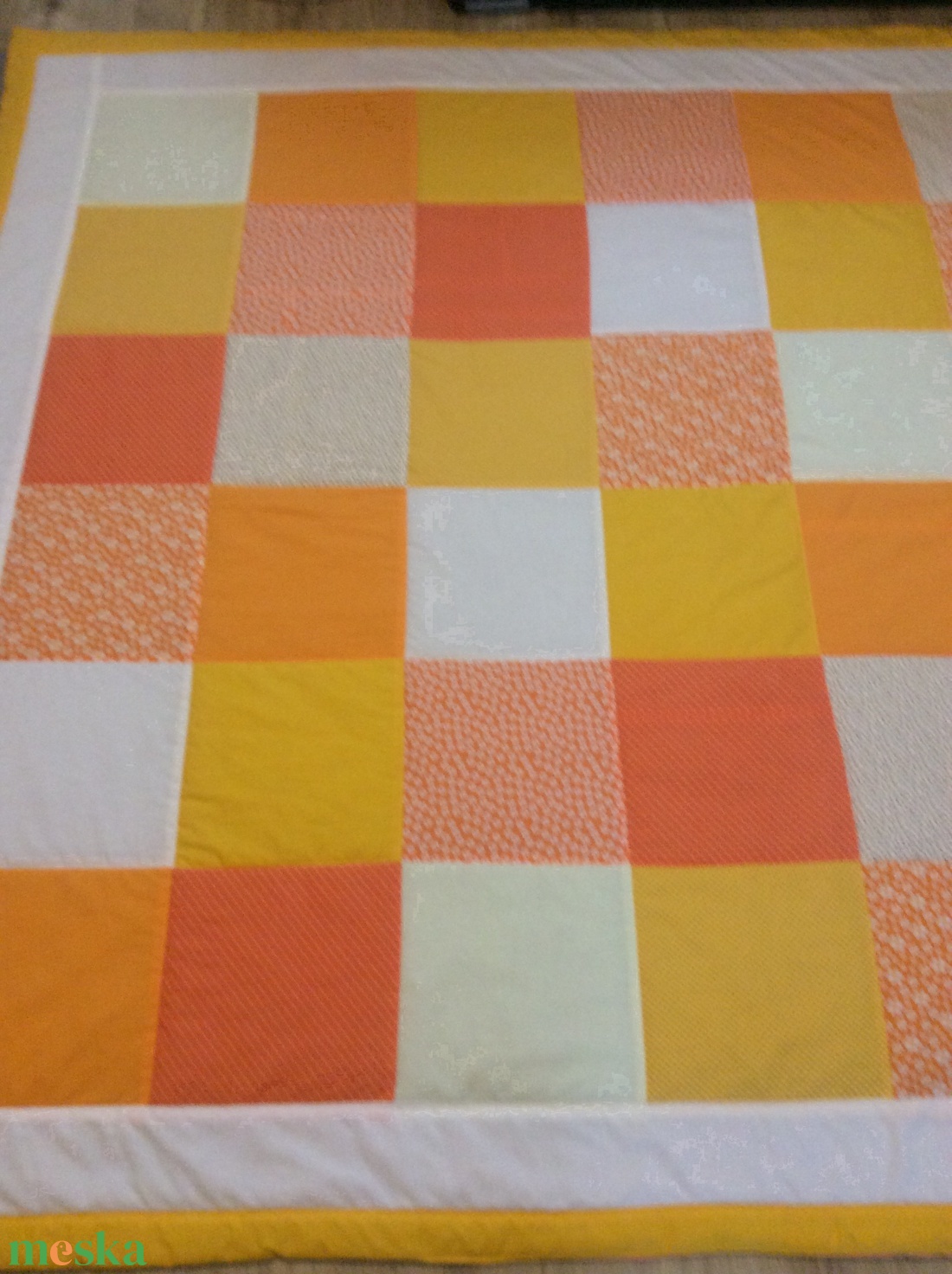 Cicás patchwork falvédő zsebekkel narancs és citromsárga - otthon & életmód - babaszoba, gyerekszoba - falvédő gyerekszobába - Meska.hu Cicás patchwork falvédő zsebekkel narancs és citromsárga - otthon & életmód - babaszoba, gyerekszoba - falvédő gyerekszobába - Meska.hu