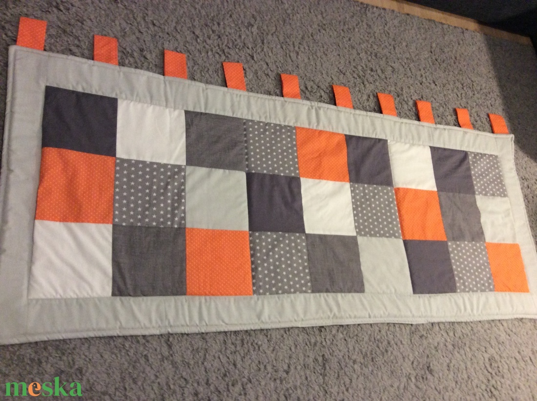 Patchwork falvédő, takaró narancs-szürke-bézs - otthon & életmód - lakástextil - falvédő - Meska.hu Patchwork falvédő, takaró narancs-szürke-bézs - otthon & életmód - lakástextil - falvédő - Meska.hu