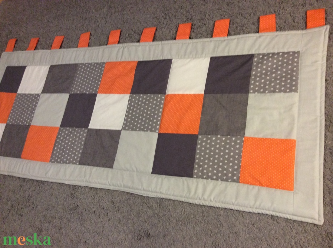 Patchwork falvédő, takaró narancs-szürke-bézs - otthon & életmód - lakástextil - falvédő - Meska.hu Patchwork falvédő, takaró narancs-szürke-bézs - otthon & életmód - lakástextil - falvédő - Meska.hu