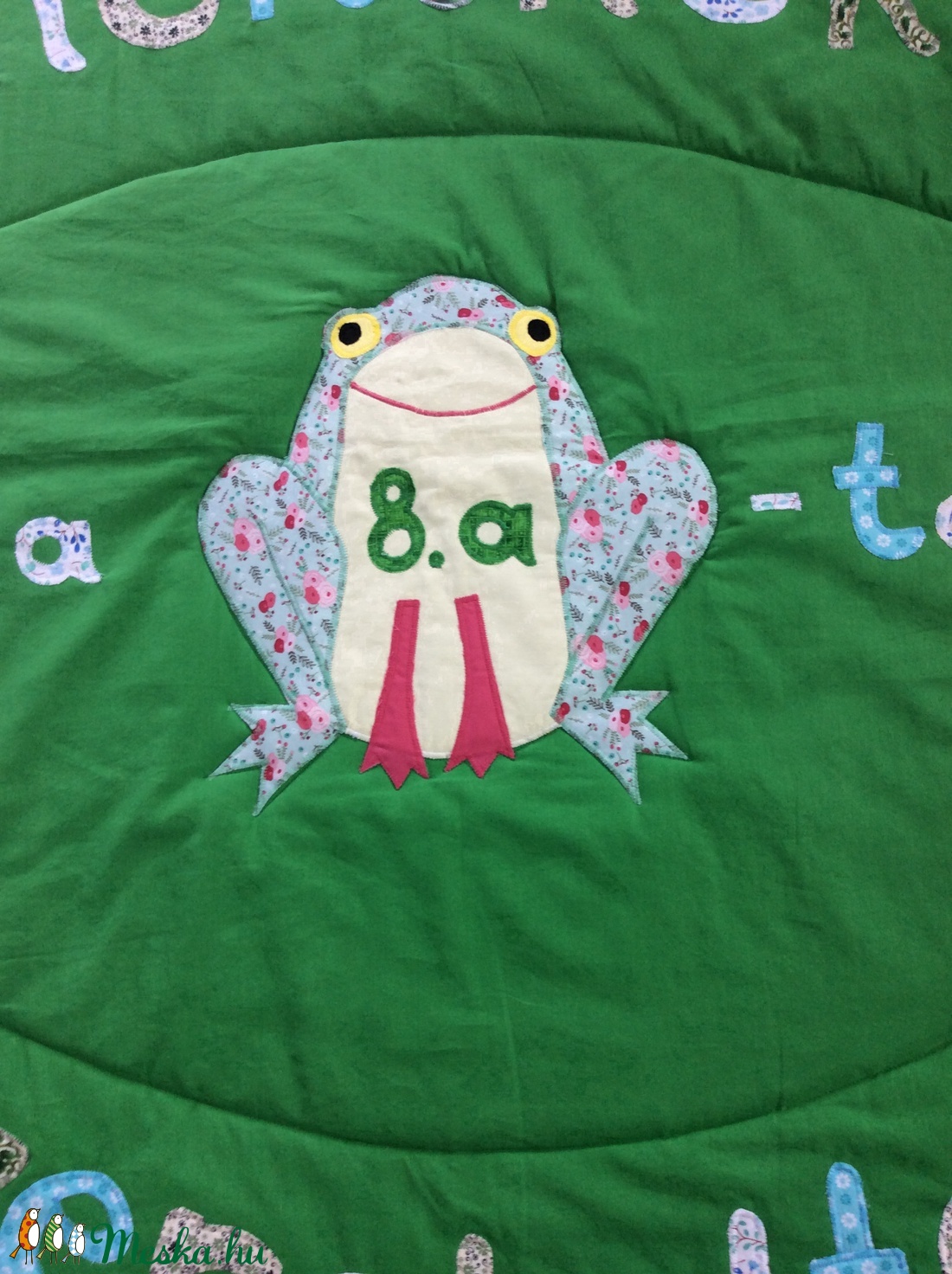 Zöld-türkiz patchwork takaró béka mintával - otthon & életmód - babaszoba, gyerekszoba - falvédő gyerekszobába - Meska.hu Zöld-türkiz patchwork takaró béka mintával - otthon & életmód - babaszoba, gyerekszoba - falvédő gyerekszobába - Meska.hu