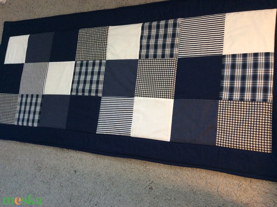 Patchwork falvédő sötétkék - otthon & életmód - babaszoba, gyerekszoba - falvédő gyerekszobába - Meska.hu Patchwork falvédő sötétkék - otthon & életmód - babaszoba, gyerekszoba - falvédő gyerekszobába - Meska.hu