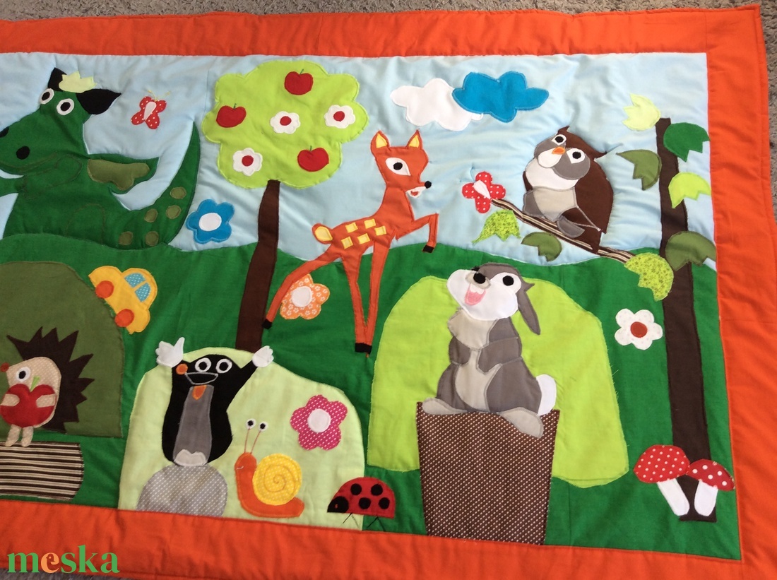 patchwork falvédő,takaró, erdei hangulat, Süsü,Bambi, Vuk, Kisvakond, Kockás fülű nyúl - otthon & életmód - babaszoba, gyerekszoba - falvédő gyerekszobába - Meska.hu patchwork falvédő,takaró, erdei hangulat, Süsü,Bambi, Vuk, Kisvakond, Kockás fülű nyúl - otthon & életmód - babaszoba, gyerekszoba - falvédő gyerekszobába - Meska.hu