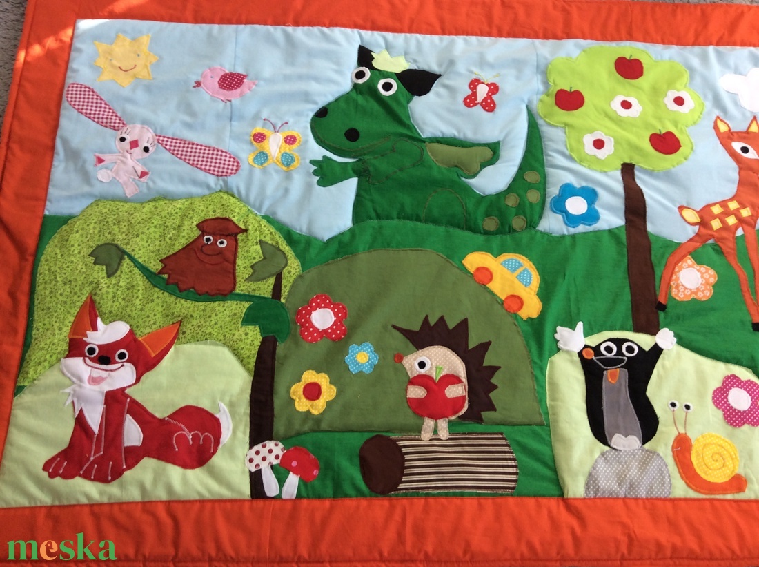 patchwork falvédő,takaró, erdei hangulat, Süsü,Bambi, Vuk, Kisvakond, Kockás fülű nyúl - otthon & életmód - babaszoba, gyerekszoba - falvédő gyerekszobába - Meska.hu patchwork falvédő,takaró, erdei hangulat, Süsü,Bambi, Vuk, Kisvakond, Kockás fülű nyúl - otthon & életmód - babaszoba, gyerekszoba - falvédő gyerekszobába - Meska.hu