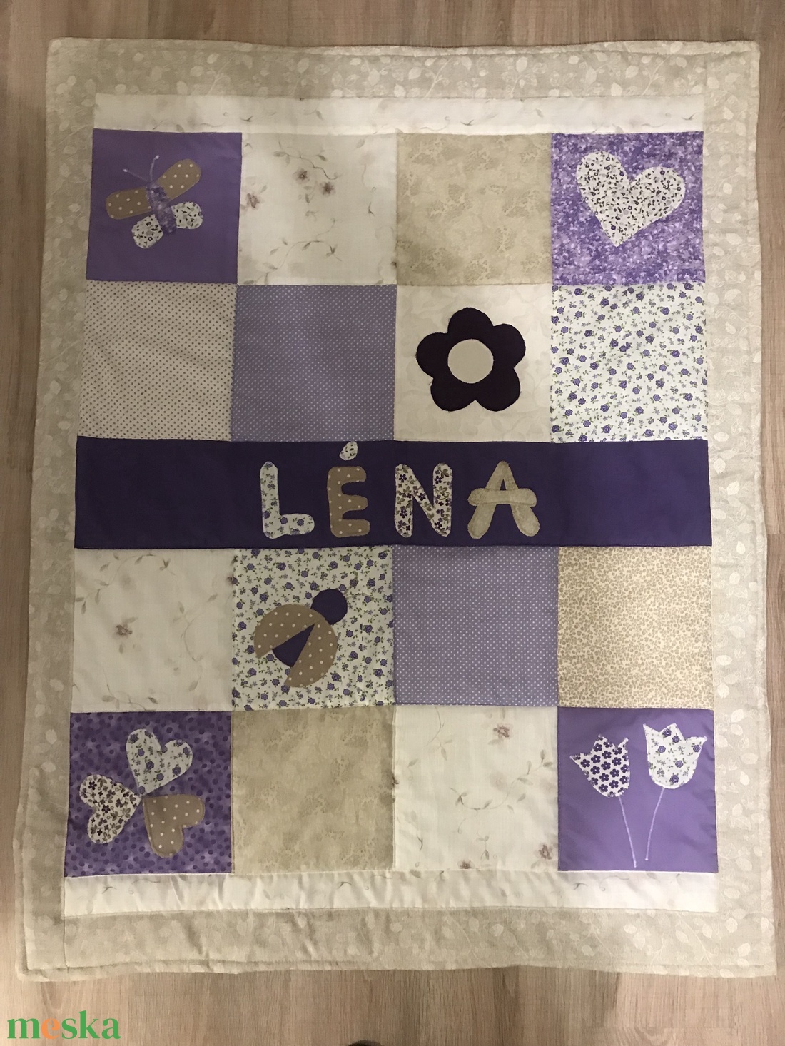 Névre szóló patchwork takaró, favedő katica virág - otthon & életmód - lakástextil - ágytakaró - Meska.hu Névre szóló patchwork takaró, favedő katica virág - otthon & életmód - lakástextil - ágytakaró - Meska.hu
