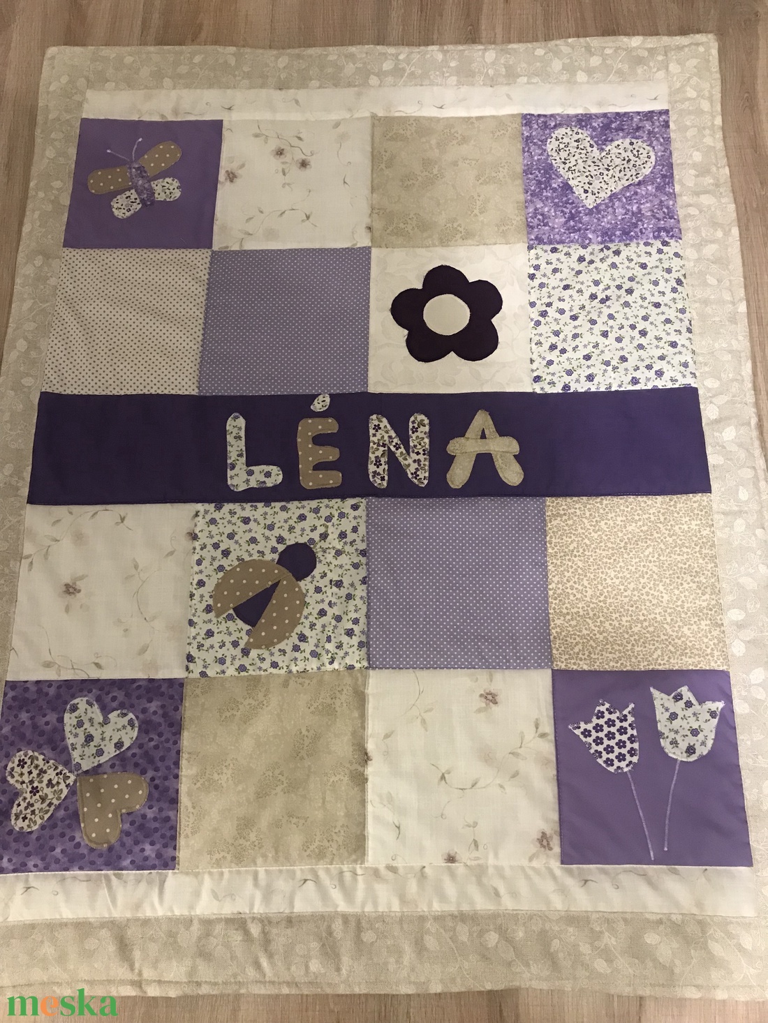 Névre szóló patchwork takaró, favedő katica virág - otthon & életmód - lakástextil - ágytakaró - Meska.hu Névre szóló patchwork takaró, favedő katica virág - otthon & életmód - lakástextil - ágytakaró - Meska.hu