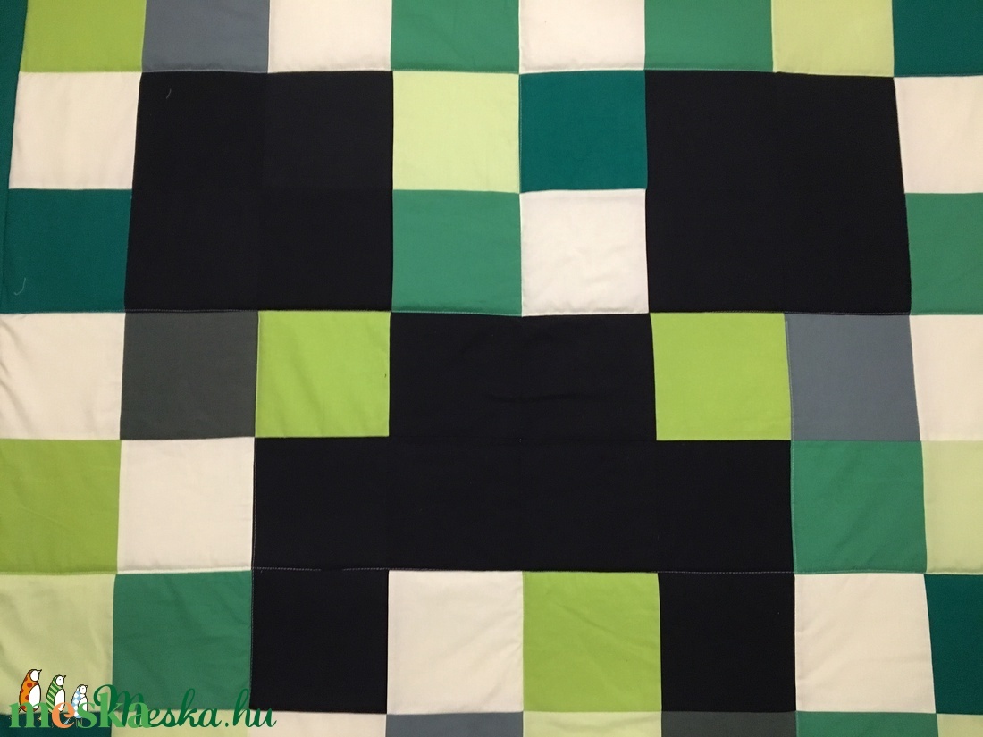 patchwork takaró, falvédő Minecraft színekkel - otthon & életmód - lakástextil - ágytakaró - Meska.hu patchwork takaró, falvédő Minecraft színekkel - otthon & életmód - lakástextil - ágytakaró - Meska.hu