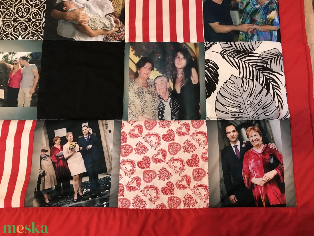 Fényképes patchwork takaró piros-fekete, falvédő - otthon & életmód - lakástextil - felnőtt takaró, pléd - Meska.hu Fényképes patchwork takaró piros-fekete, falvédő - otthon & életmód - lakástextil - felnőtt takaró, pléd - Meska.hu