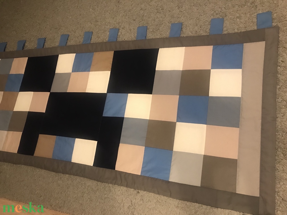 Minecraft Creeper patchwork falvédő, takaró kék-szürke - otthon & életmód - babaszoba, gyerekszoba - falvédő gyerekszobába - Meska.hu Minecraft Creeper patchwork falvédő, takaró kék-szürke - otthon & életmód - babaszoba, gyerekszoba - falvédő gyerekszobába - Meska.hu