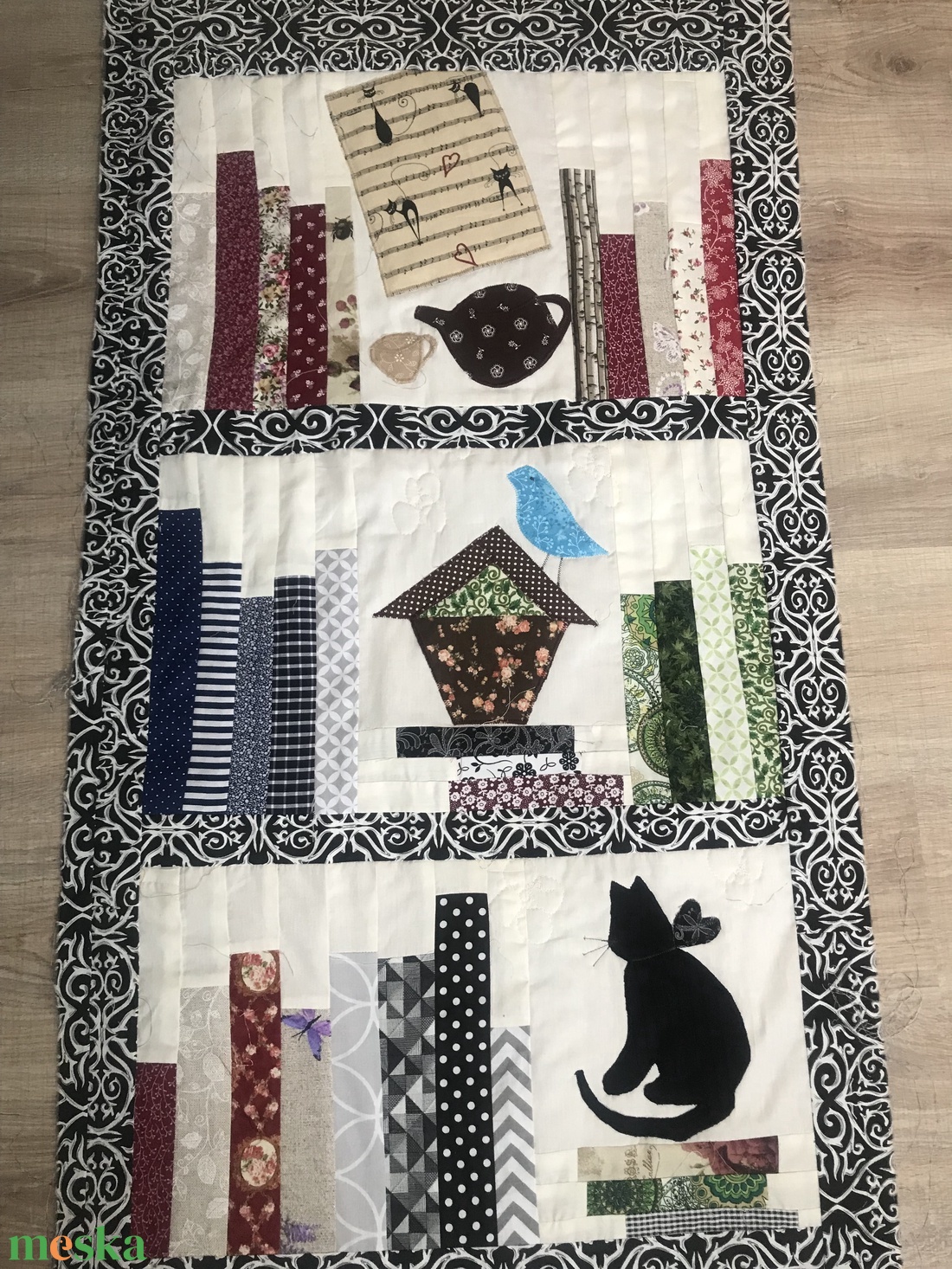 Könyvespolcos Patchwork takaró, falvédőnek is megfelel, cicával - otthon & életmód - babaszoba, gyerekszoba - babatakaró, gyerek pléd - Meska.hu Könyvespolcos Patchwork takaró, falvédőnek is megfelel, cicával - otthon & életmód - babaszoba, gyerekszoba - babatakaró, gyerek pléd - Meska.hu