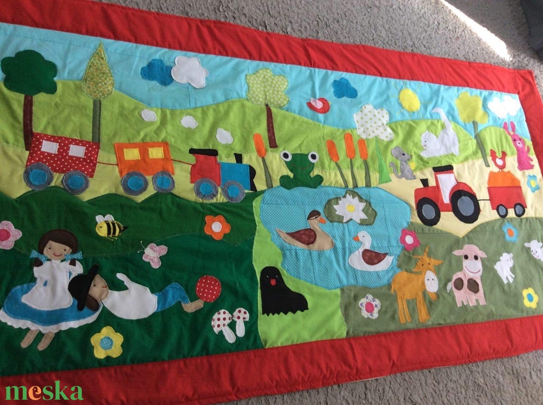 patchwork falvédő, takaró, vidéki hangulat - otthon & életmód - babaszoba, gyerekszoba - falvédő gyerekszobába - Meska.hu patchwork falvédő, takaró, vidéki hangulat - otthon & életmód - babaszoba, gyerekszoba - falvédő gyerekszobába - Meska.hu