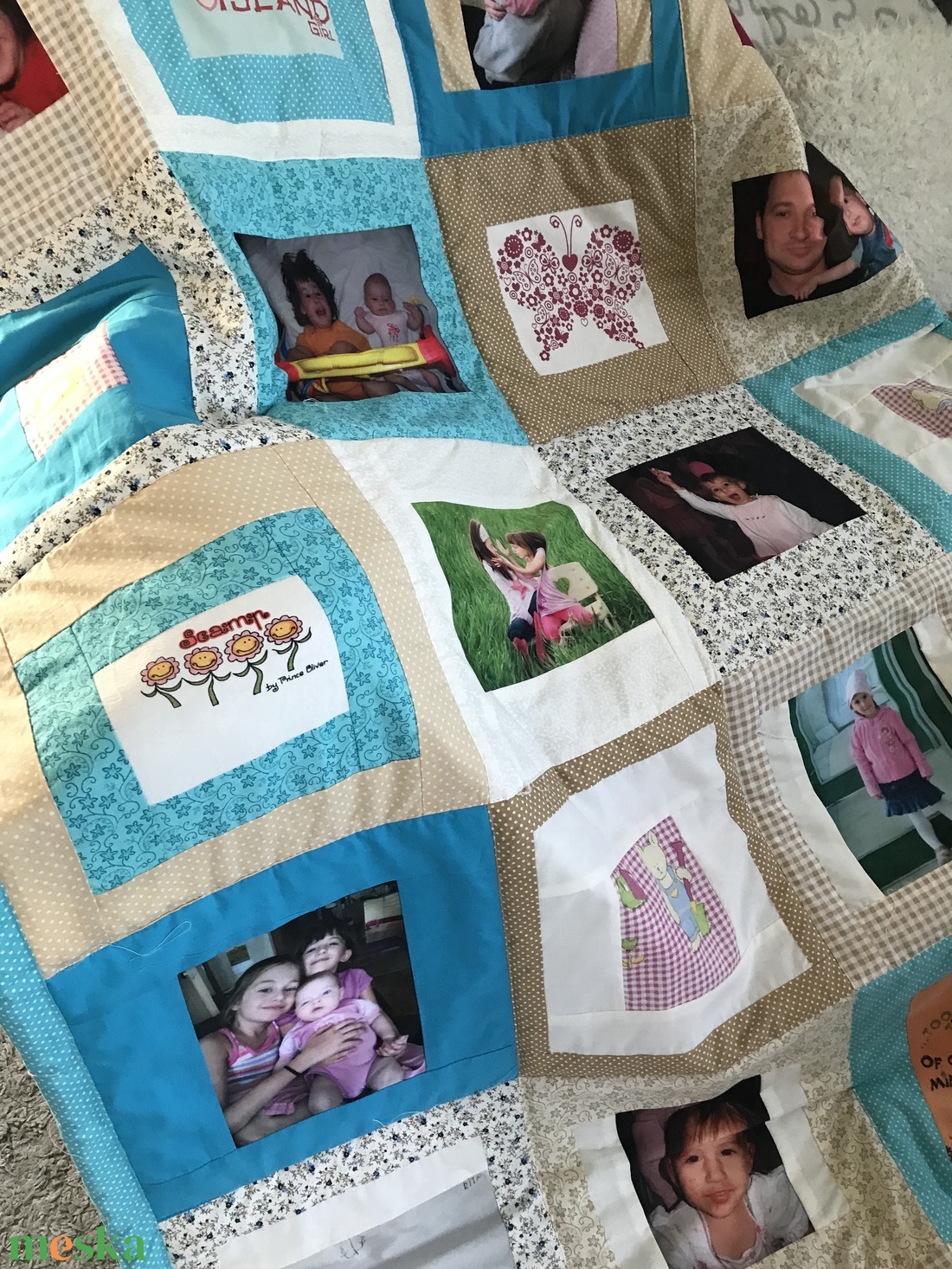 Crazy Patchwork fényképes takaró, falvédő saját pólókból - otthon & életmód - lakástextil - ágytakaró - Meska.hu Crazy Patchwork fényképes takaró, falvédő saját pólókból - otthon & életmód - lakástextil - ágytakaró - Meska.hu