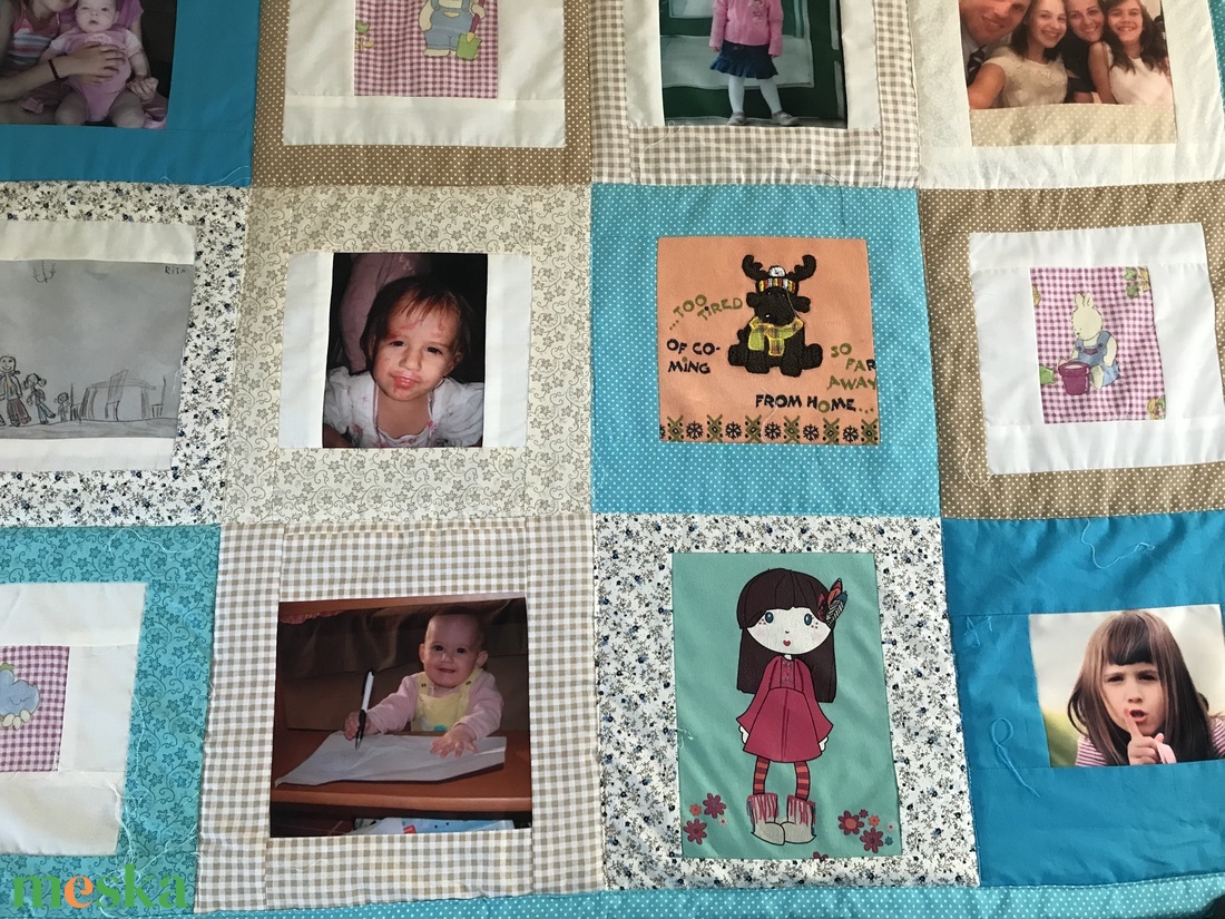 Crazy Patchwork fényképes takaró, falvédő saját pólókból - otthon & életmód - lakástextil - ágytakaró - Meska.hu Crazy Patchwork fényképes takaró, falvédő saját pólókból - otthon & életmód - lakástextil - ágytakaró - Meska.hu