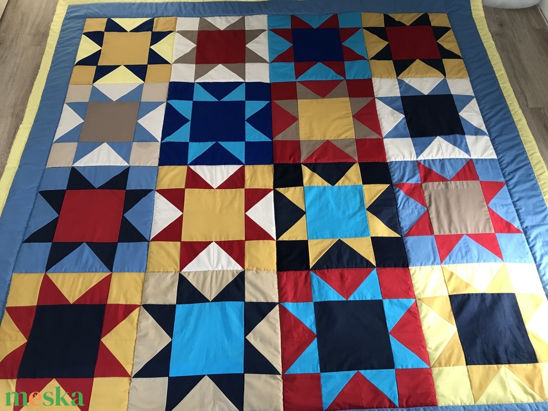 patchwork takaró csillagmintás - otthon & életmód - lakástextil - ágytakaró - Meska.hu patchwork takaró csillagmintás - otthon & életmód - lakástextil - ágytakaró - Meska.hu