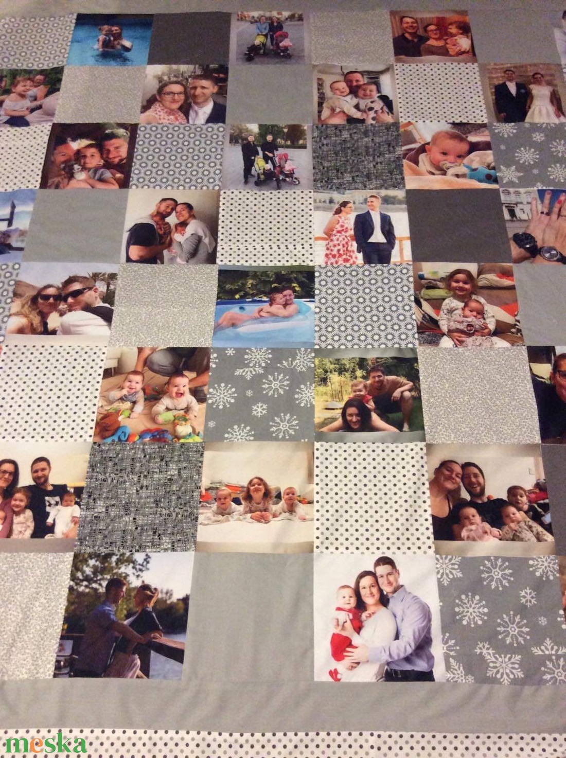 Fényképes hópehely patchwork takaró - otthon & életmód - lakástextil - ágytakaró - Meska.hu Fényképes hópehely patchwork takaró - otthon & életmód - lakástextil - ágytakaró - Meska.hu