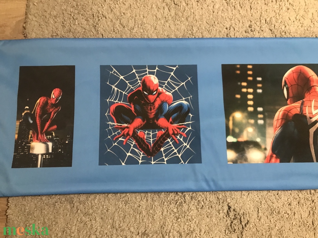 Patchwork takaró, falvédő Spiderman, Pókember - otthon & életmód - babaszoba, gyerekszoba - falvédő gyerekszobába - Meska.hu