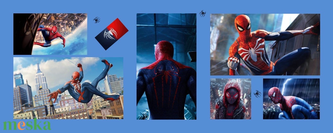 Patchwork takaró, falvédő Spiderman, Pókember - otthon & életmód - babaszoba, gyerekszoba - falvédő gyerekszobába - Meska.hu