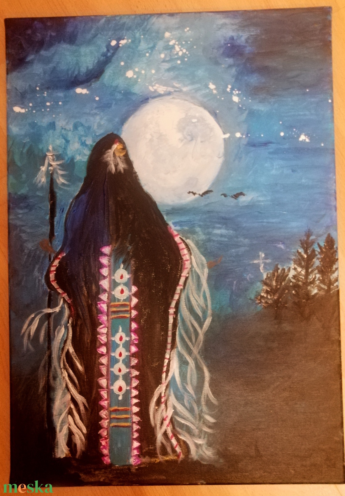 Ébredés -Festmény - művészet - festmény - akril - Meska.hu