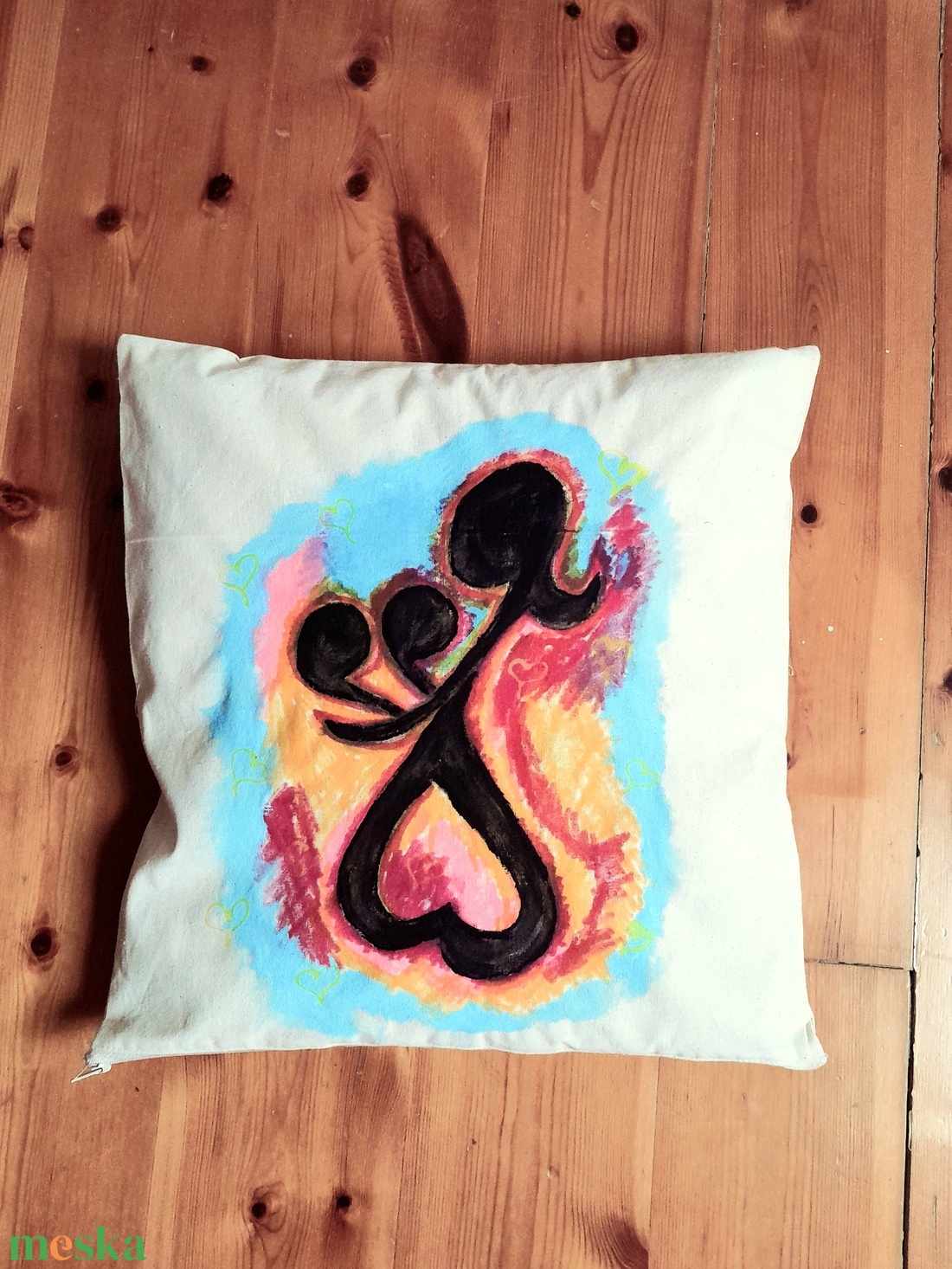 Csodaszépet álmodtam- vászon párnahuzat  - otthon & életmód - lakástextil - párna & párnahuzat - Meska.hu