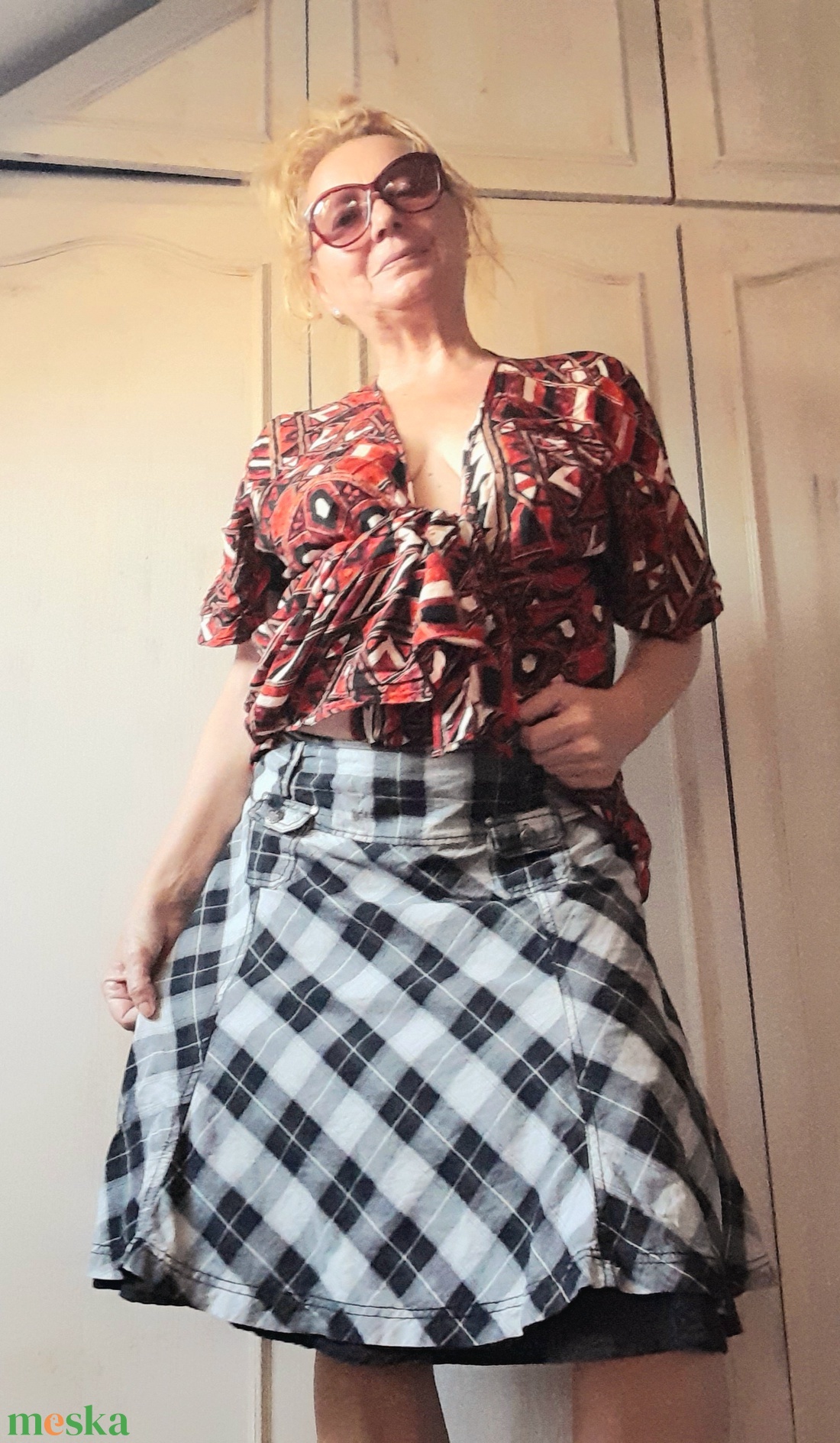 Órazsebes szoknya - ruha & divat - női ruha - szoknya - Meska.hu