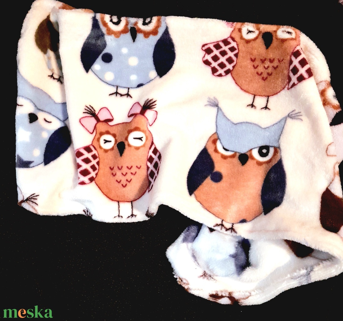 Hosszú éjszaka-baglyos sál  - ruha & divat - sál, sapka, kendő - sál - Meska.hu