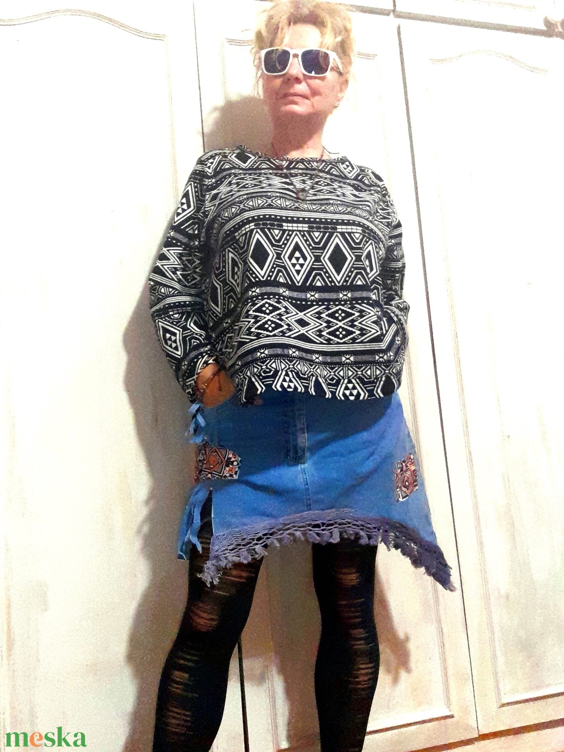 Re-Farmer szoknya/ derékmelegítő  - ruha & divat - női ruha - szoknya - Meska.hu