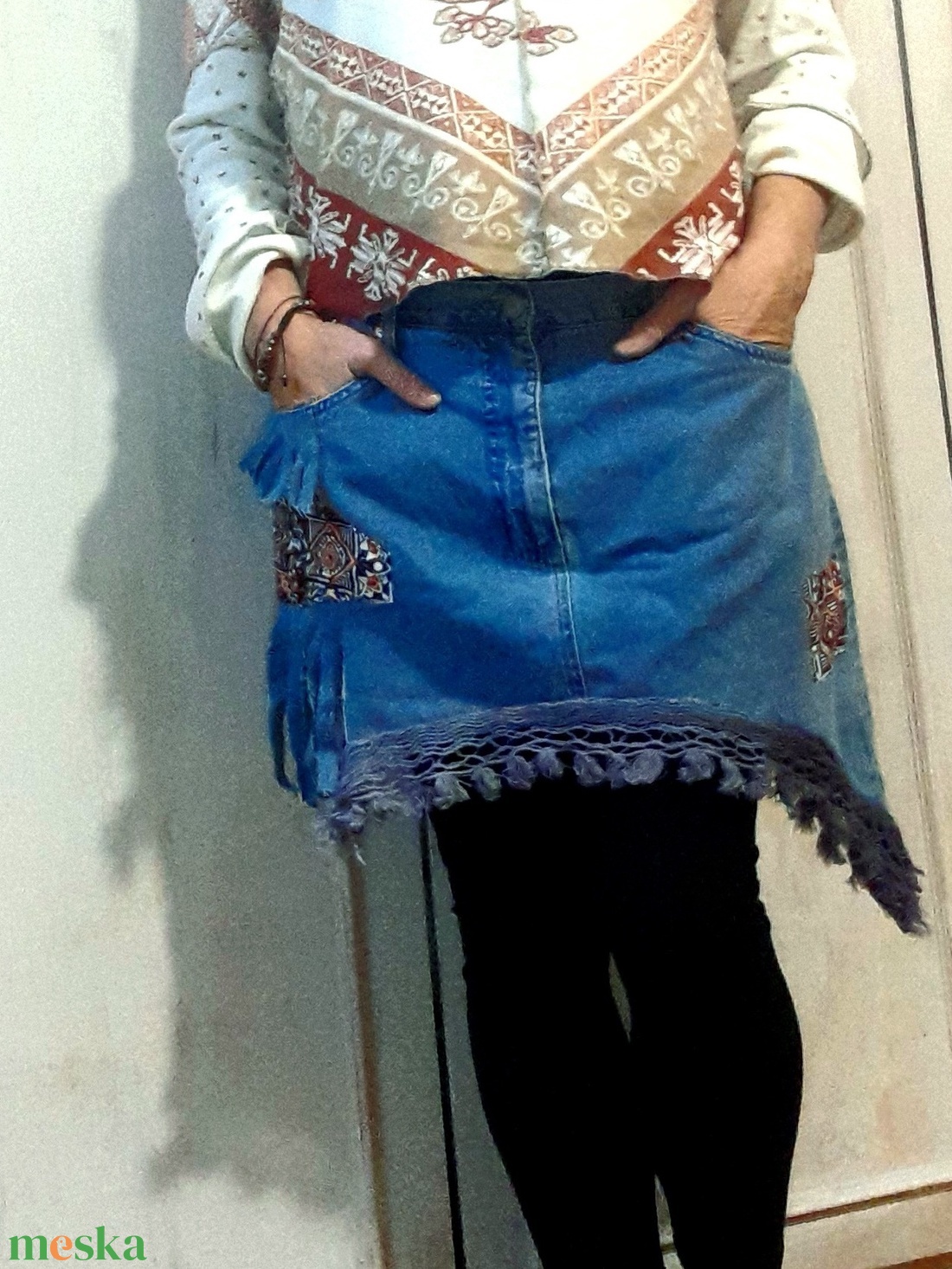 Re-Farmer szoknya/ derékmelegítő  - ruha & divat - női ruha - szoknya - Meska.hu