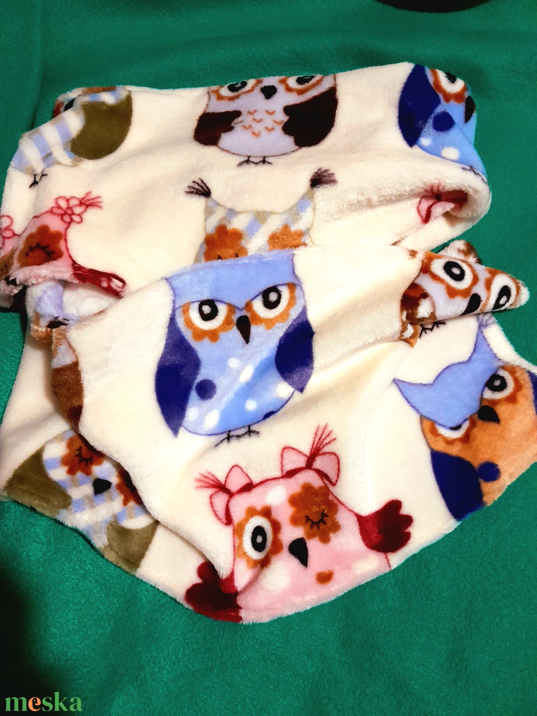 Hosszú éjszaka-baglyos sál  - ruha & divat - sál, sapka, kendő - sál - Meska.hu