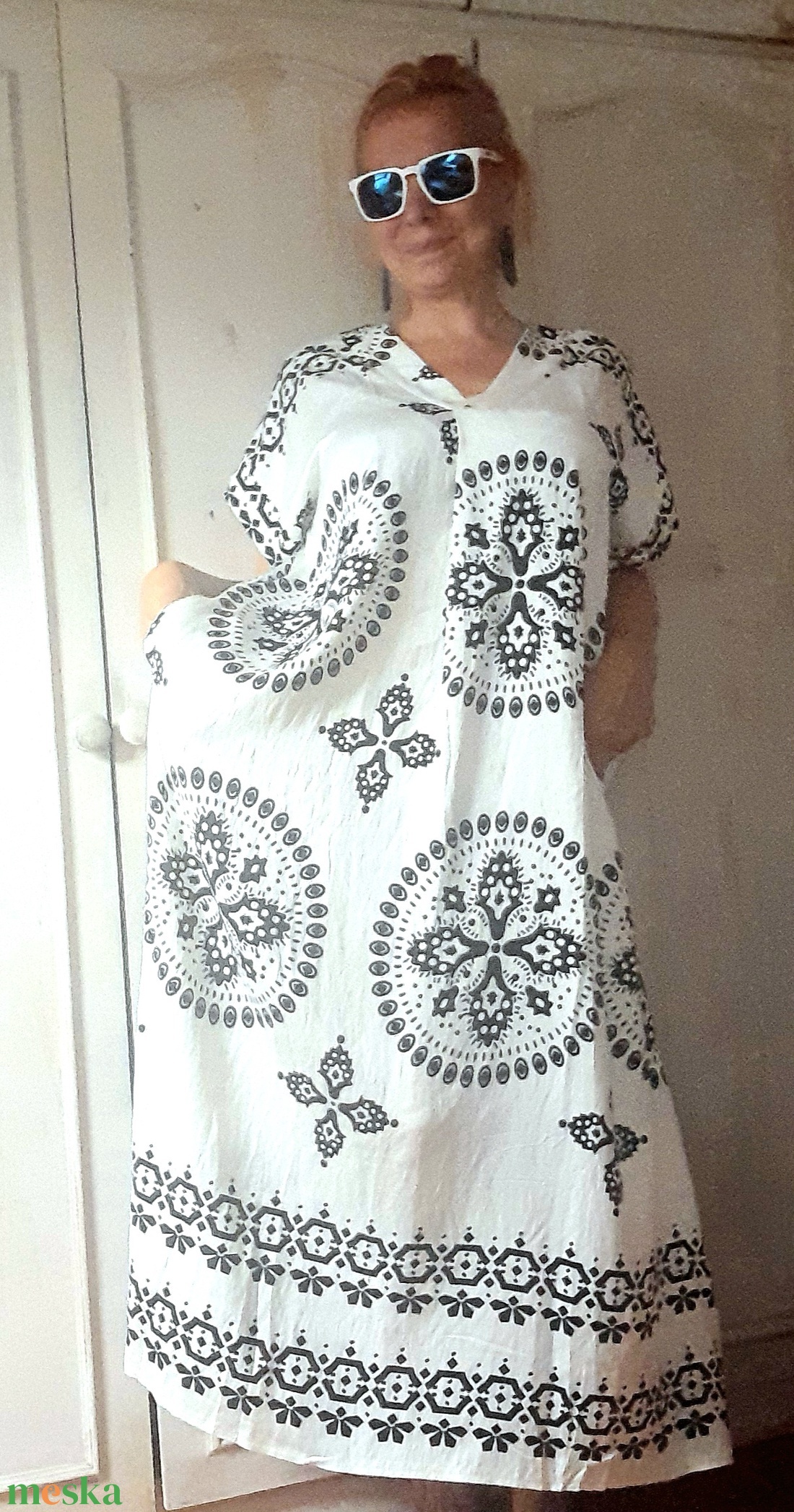 Mandala virágok- Nyári ruha - ruha & divat - női ruha - tunika - Meska.hu Mandala virágok- Nyári ruha - ruha & divat - női ruha - tunika - Meska.hu