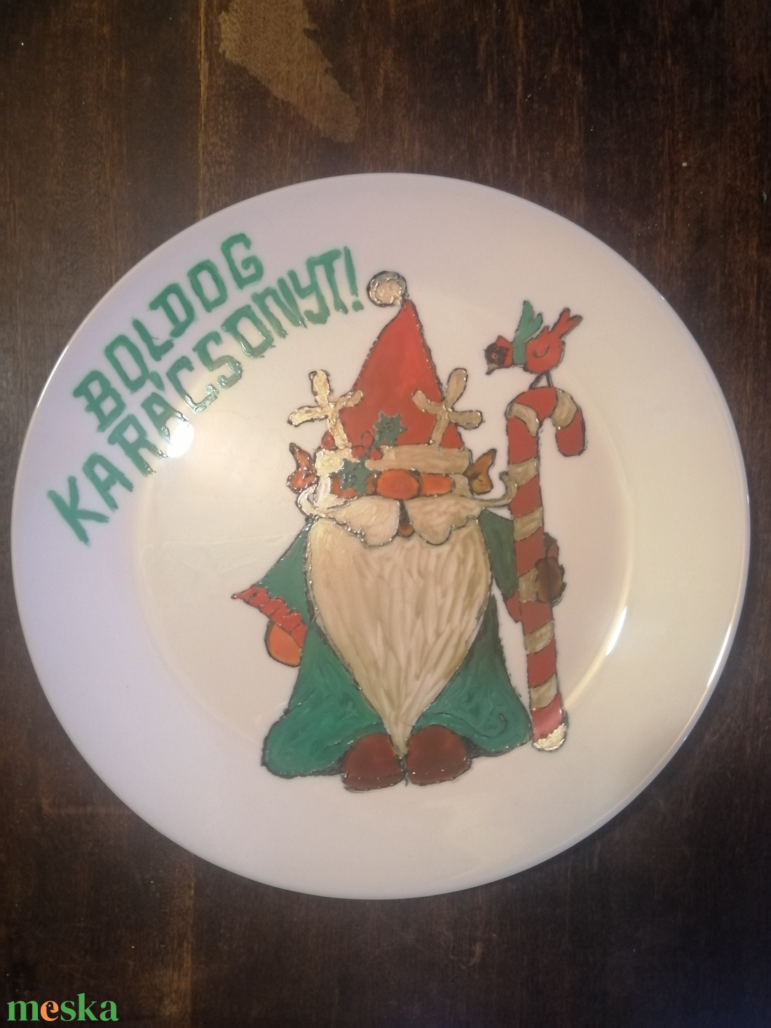 Porcelán tányér - karácsony - mikulás - mikulás ajándékok - Meska.hu Porcelán tányér - karácsony - mikulás - mikulás ajándékok - Meska.hu