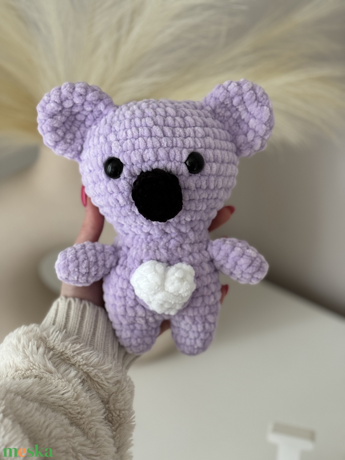Horgolt lila koala - játék & sport - plüssállat & játékfigura - maci - Meska.hu Horgolt lila koala - játék & sport - plüssállat & játékfigura - maci - Meska.hu