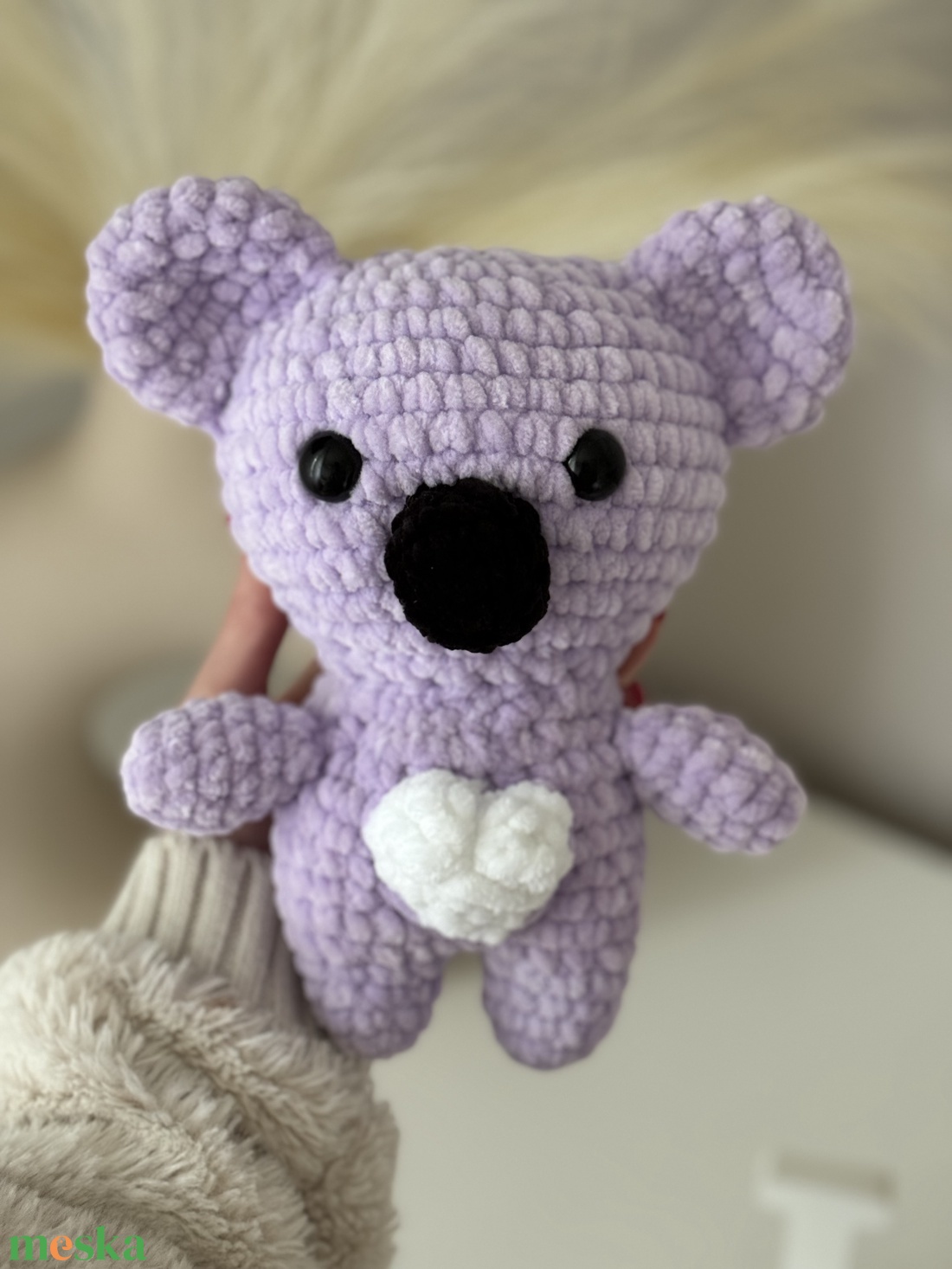 Horgolt lila koala - játék & sport - plüssállat & játékfigura - maci - Meska.hu Horgolt lila koala - játék & sport - plüssállat & játékfigura - maci - Meska.hu