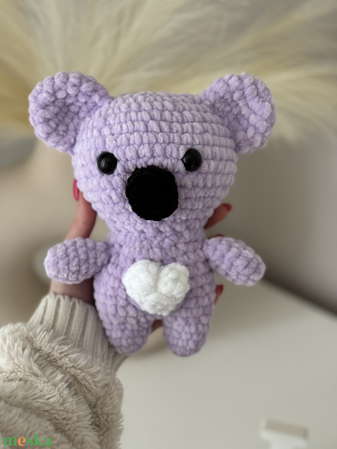 Horgolt lila koala - játék & sport - plüssállat & játékfigura - maci - Meska.hu Horgolt lila koala - játék & sport - plüssállat & játékfigura - maci - Meska.hu