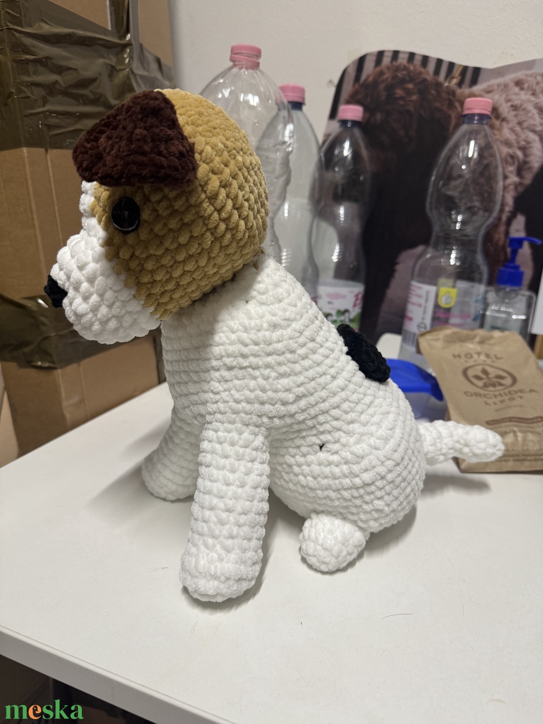 Kutya horgolt - játék & sport - plüssállat & játékfigura - kutya - Meska.hu