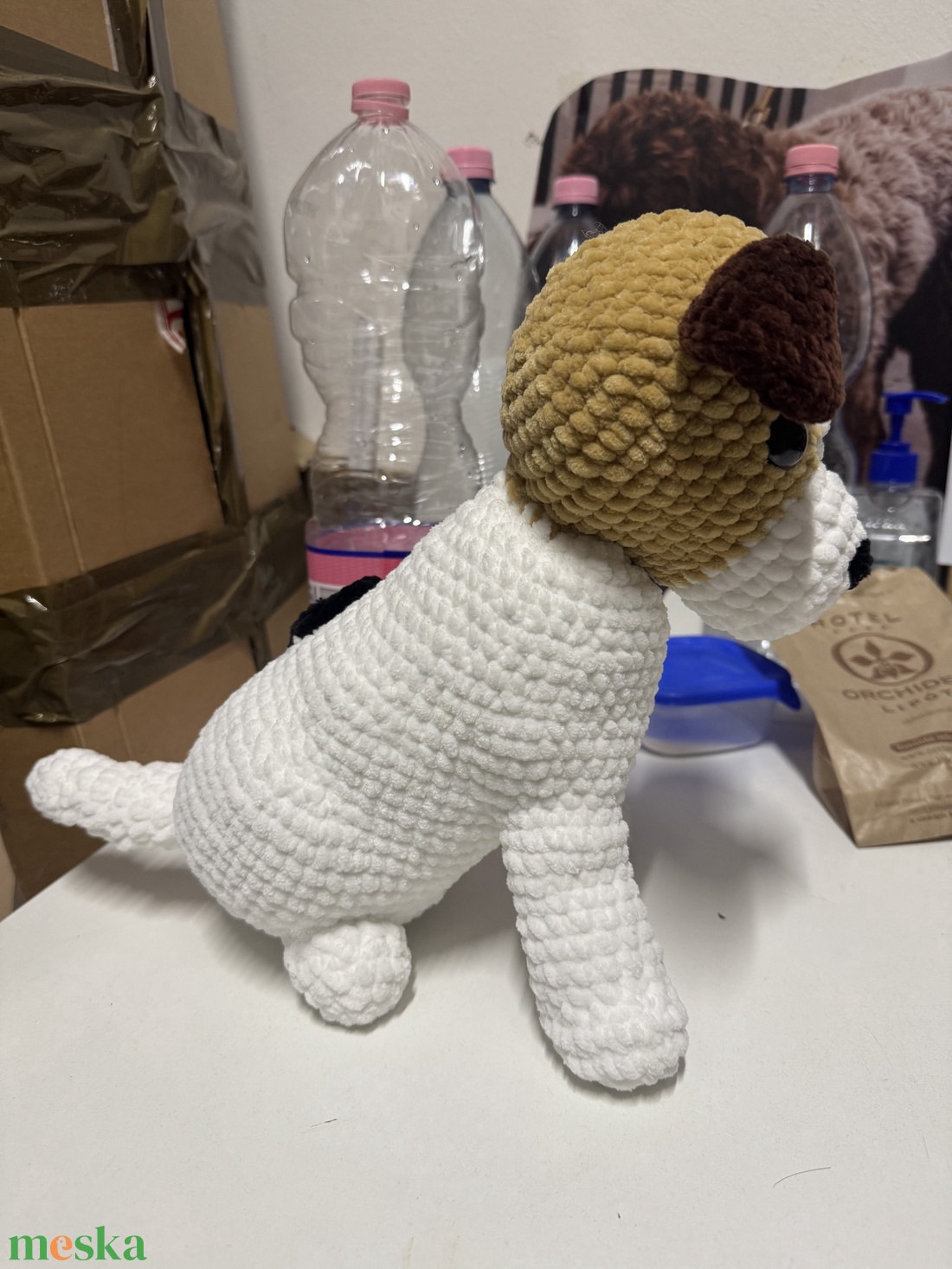 Kutya horgolt - játék & sport - plüssállat & játékfigura - kutya - Meska.hu