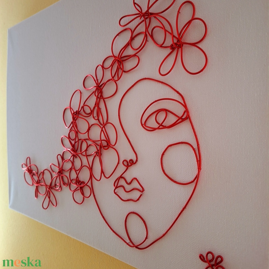 Red woman - otthon & életmód - dekoráció - kép & falikép - vászonkép - Meska.hu
