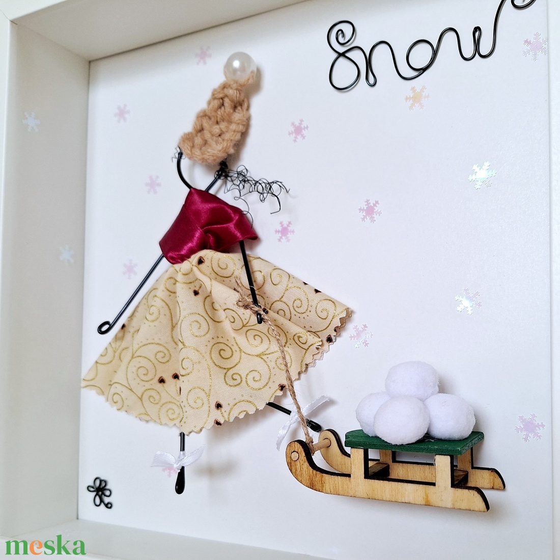 Snow - otthon & életmód - dekoráció - kép & falikép - 3d képek - Meska.hu