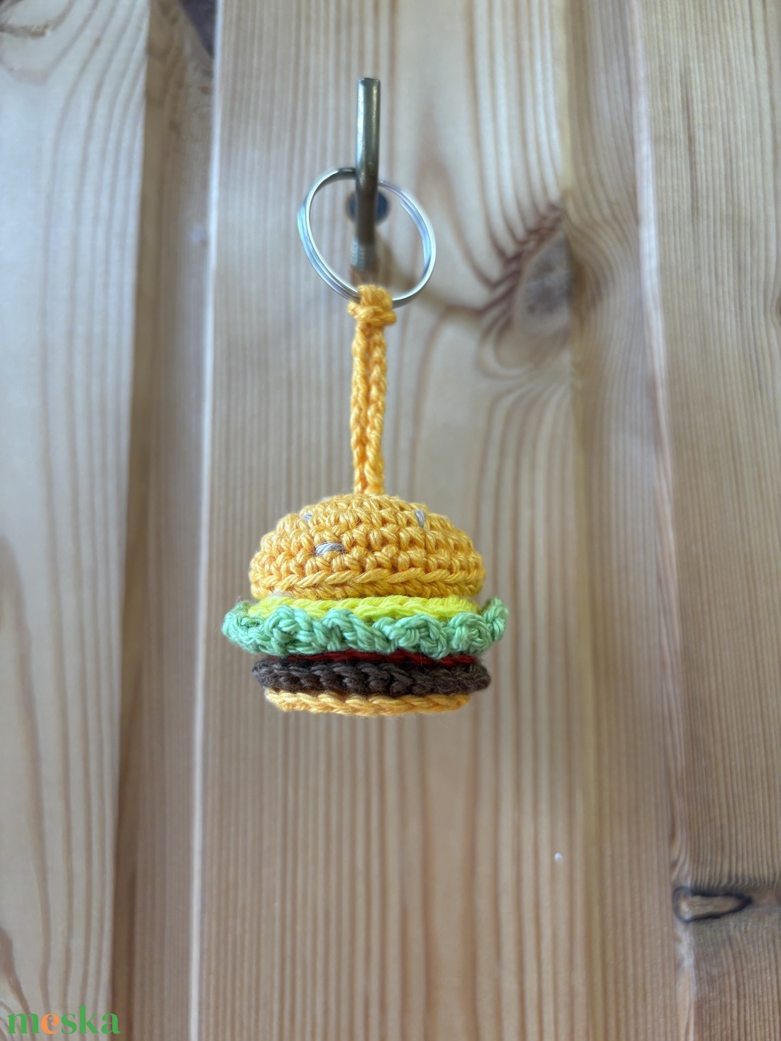Horgolt hamburger kulcstartó - táska & tok - kulcstartó & táskadísz - kulcstartó - Meska.hu Horgolt hamburger kulcstartó - táska & tok - kulcstartó & táskadísz - kulcstartó - Meska.hu