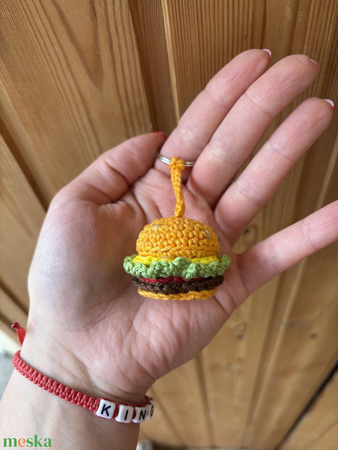 Horgolt hamburger kulcstartó - táska & tok - kulcstartó & táskadísz - kulcstartó - Meska.hu Horgolt hamburger kulcstartó - táska & tok - kulcstartó & táskadísz - kulcstartó - Meska.hu