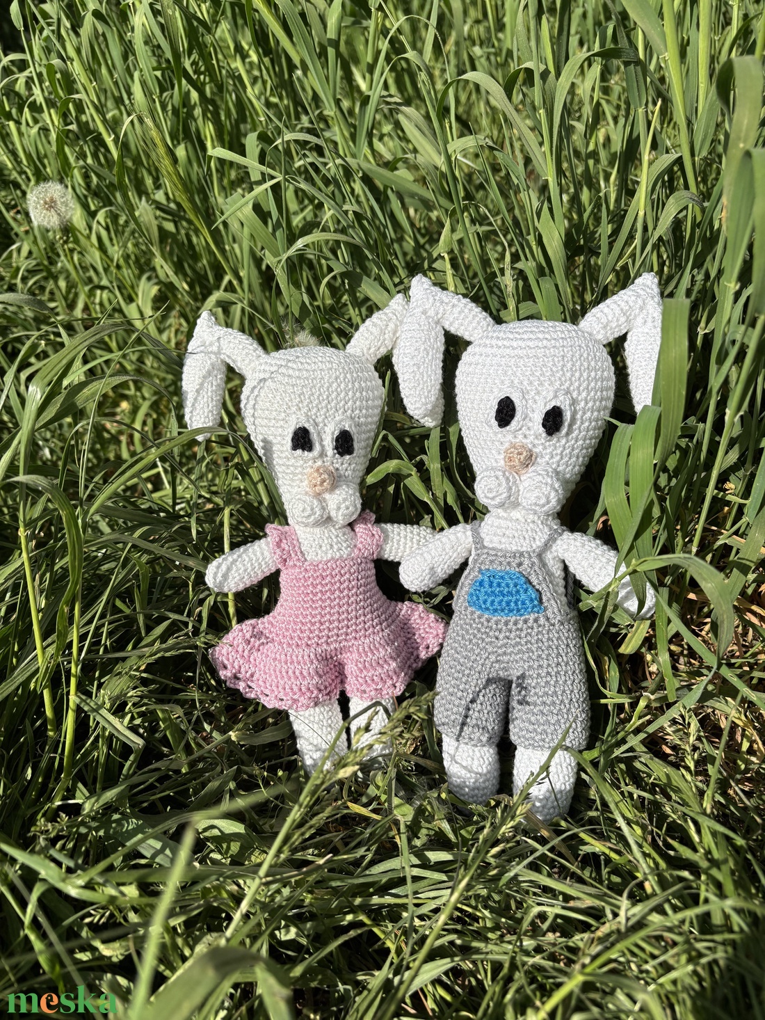 Lány és Fiú nyuszi horgolásminta - diy (csináld magad) - szabásminta, útmutató - horgolási minta - Meska.hu Lány és Fiú nyuszi horgolásminta - diy (csináld magad) - szabásminta, útmutató - horgolási minta - Meska.hu